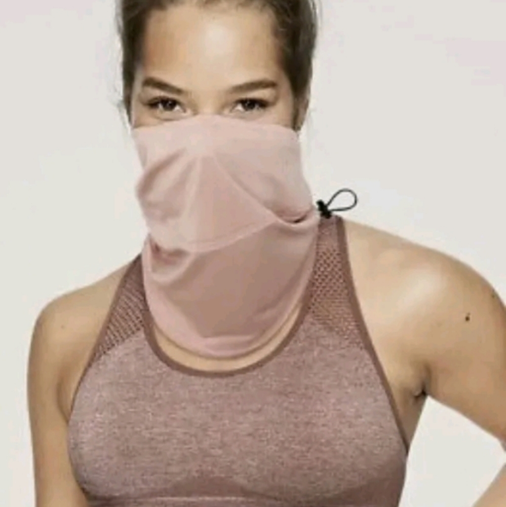New Victorias Secret PINK Face Cover Mask Rose Clay Pink One Size NWT